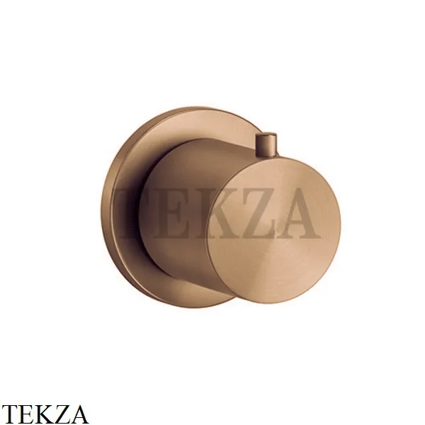 Gessi 316 WELLNESS Запорный вентиль, внешняя часть 54564-726, Warm Bronze Br.