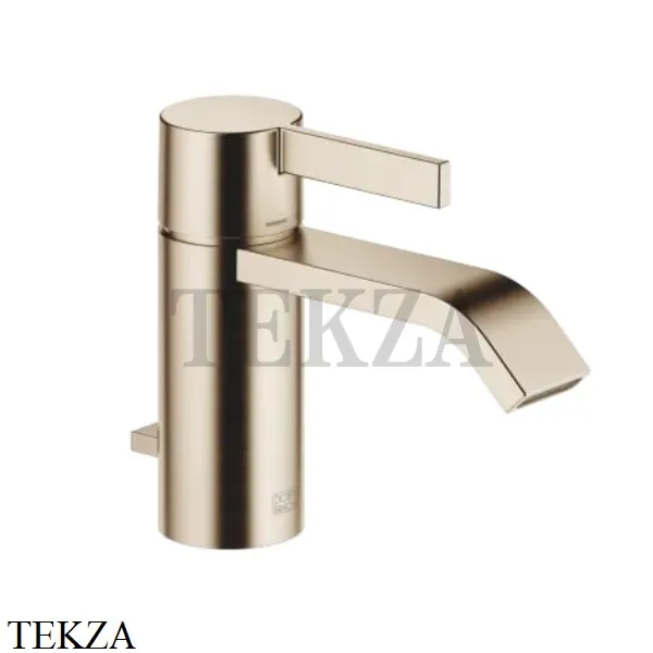 Dornbracht IMO Смеситель для раковины, с донным клапаном 33500671-27, Brushed Light Gold