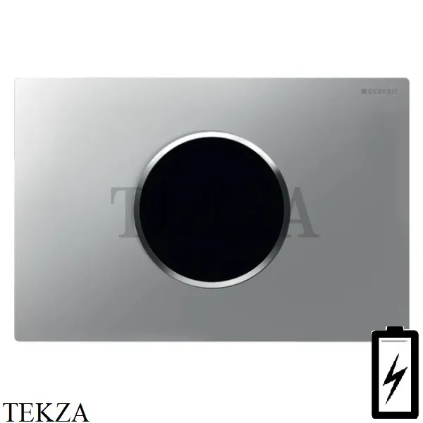 Geberit Sigma10 Клавиша смыва бесконтактная, питание от батарей 115.908.KN.1, хром матовый, хром глянец