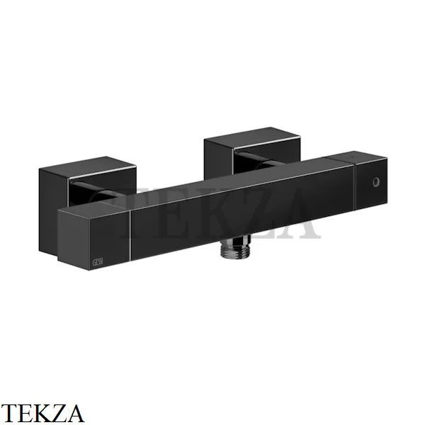 Gessi Rettangolo K Смеситель термостатический для душа 19431-706, Black Metal