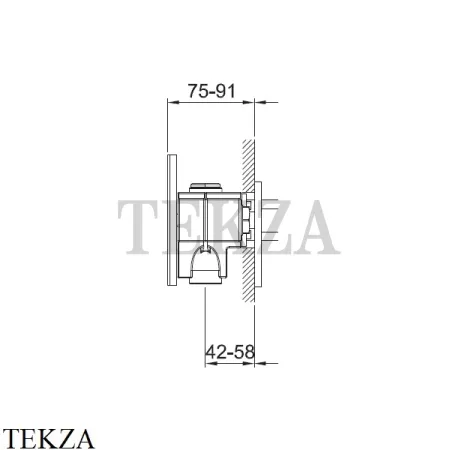 Fantini Встраиваемая часть для настенного смесителя для раковины 2200D013A