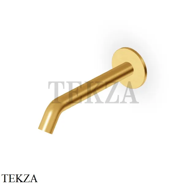 Zucchetti Gill Излив для ванны 175 мм настенный монтаж Z92223.C41, brushed gold