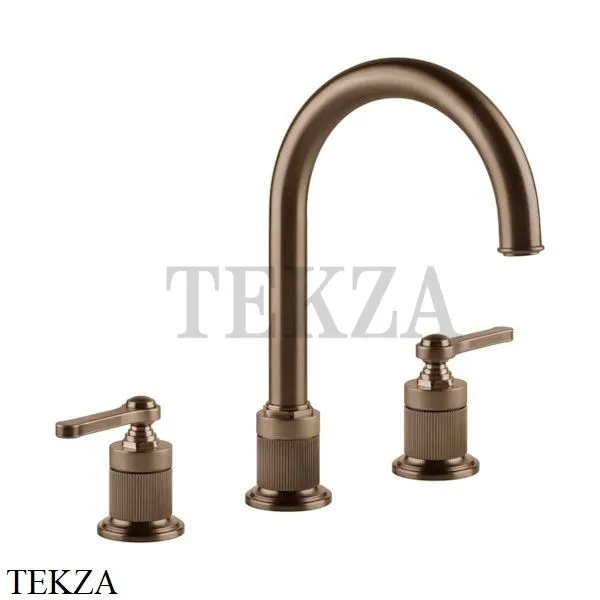 Gessi VENTI20 Смеситель для раковины зонтичный, с донным клапаном 65015-708, Copper Brushed