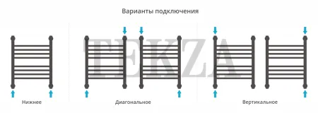 Сунержа Богема+ прямая 500х400 полотенцесушитель водяной 071-0220-5040, Сатин нерж. сталь