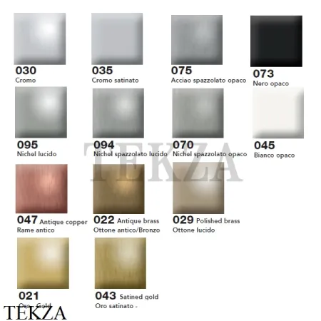 Bossini  APICE Термостат для душа, 2,3,4,5 потока, внешняя часть Z00500.094, никель Brushed