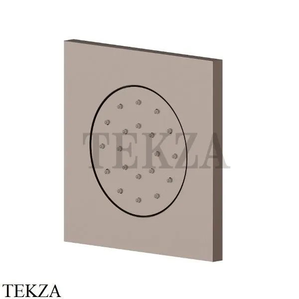 Newform Боковая форсунка квадратная, встраиваемая 563E.M0.075, Copper glossy