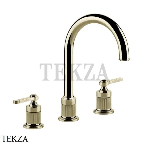 Gessi VENTI20 Смеситель для раковины зонтичный, с донным клапаном 65015-710, Brass PVD
