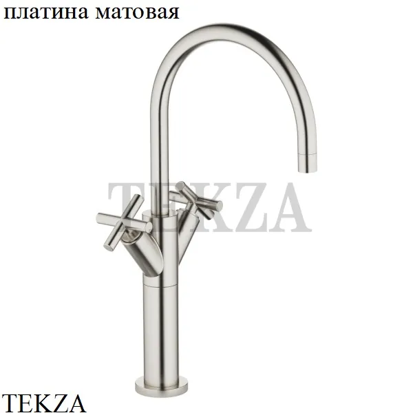Dornbracht TARA Смеситель для умывальника высокий без гарнитура 22533892-06, платина матовая