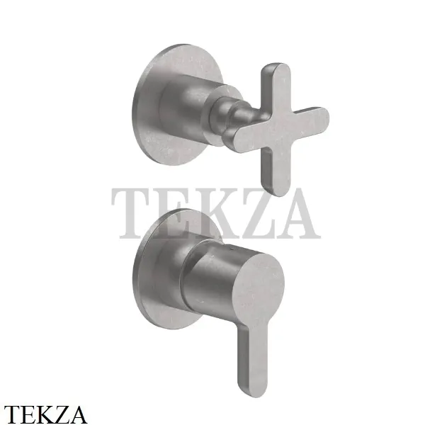 Fantini Icona Classic Смеситель для душа 2 потока, внешняя часть 53Q8R485B, Raw Metal PVD