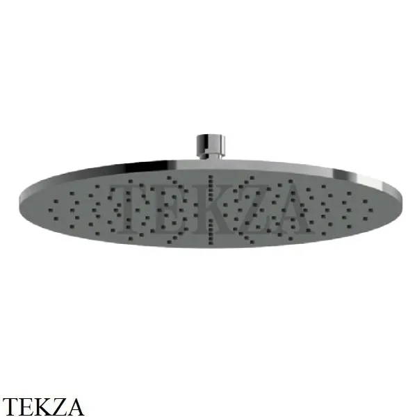 Newform Верхняя круглая лейка D300, без кронштейна 26534.58.063, PVD Gun metal