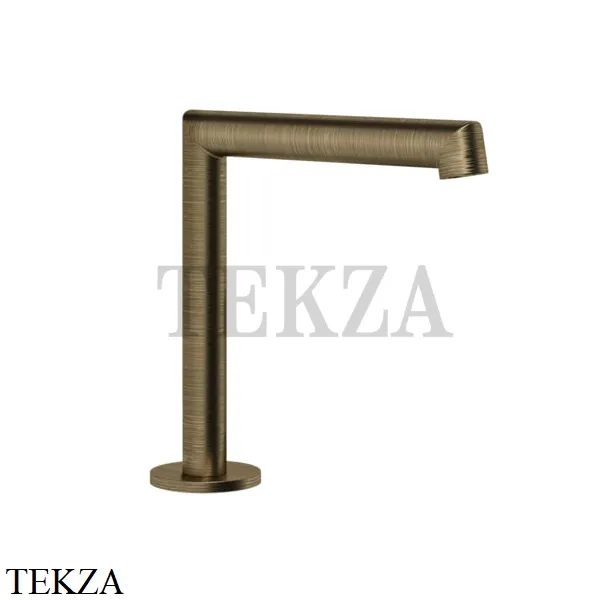 Gessi Ingranaggio-Anello Излив для раковины на столешницу, средний 63321-713, Antique Brass