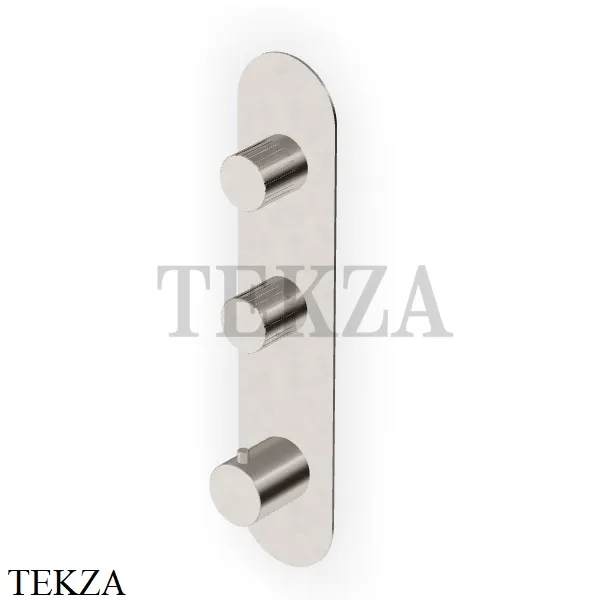 Zucchetti Todd Термостат для душа на 2 потока, внешняя часть ZTD664.C3, brushed nickel