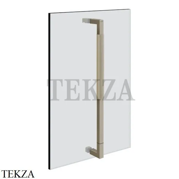 Gessi Shower G Rigato Ручка-держатель на стекло 45 см 67525-149, Finox Br. Nickel