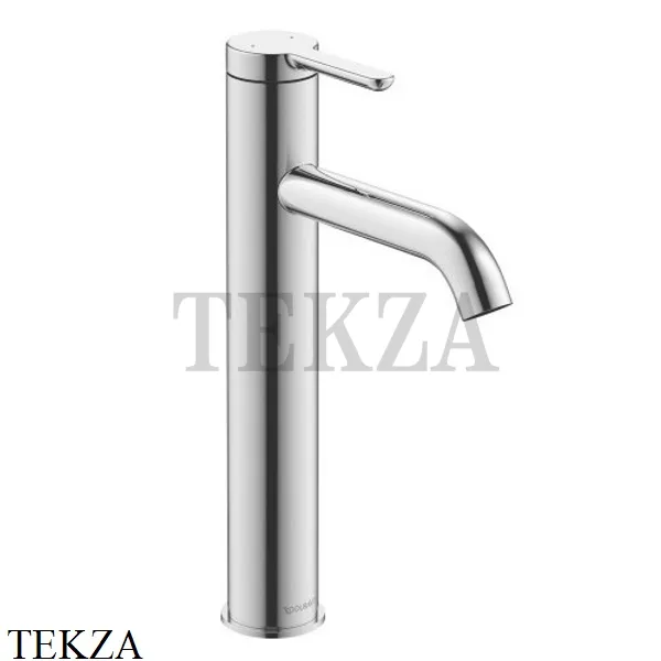 Duravit C.1 Смеситель для раковины высокий, без сливного гарнитура C11030002010, хром глянец