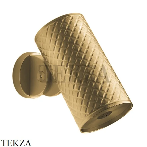 Gessi 316 SPOTWATER INTRECCIO Душевая головка настенного крепления, распыление 57215-727, Brushed Brass