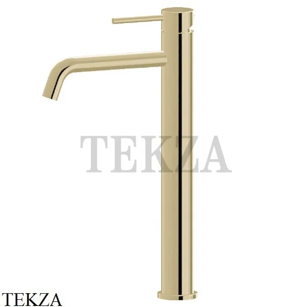 Newform XT Смеситель для раковины высокий, без гарнитура 4205.M0.071, Gold satin