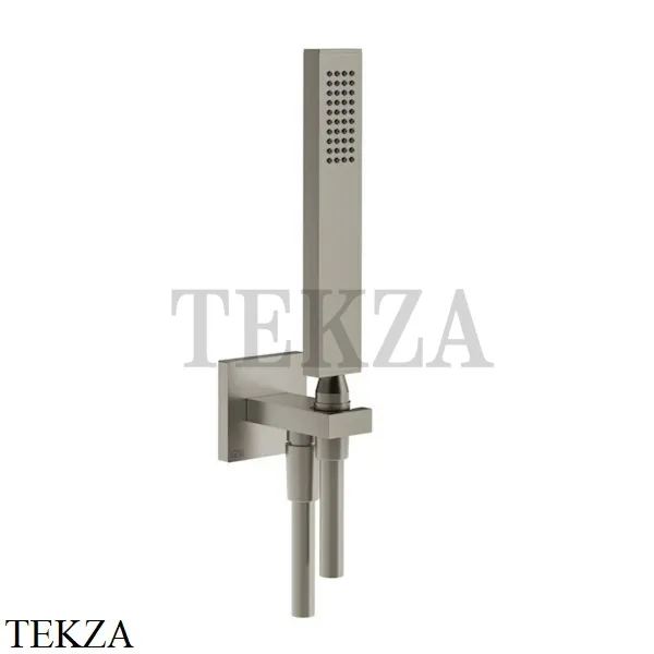 Gessi Rettangolo shower Душевой комплект с выводом воды 20123-149, Finox Brushed Nickel