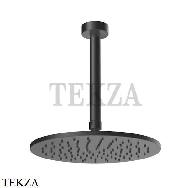 Gessi ANELLO Верхняя лейка с потолочным кронштейном под размер 63350-707, Black Metal Brushed