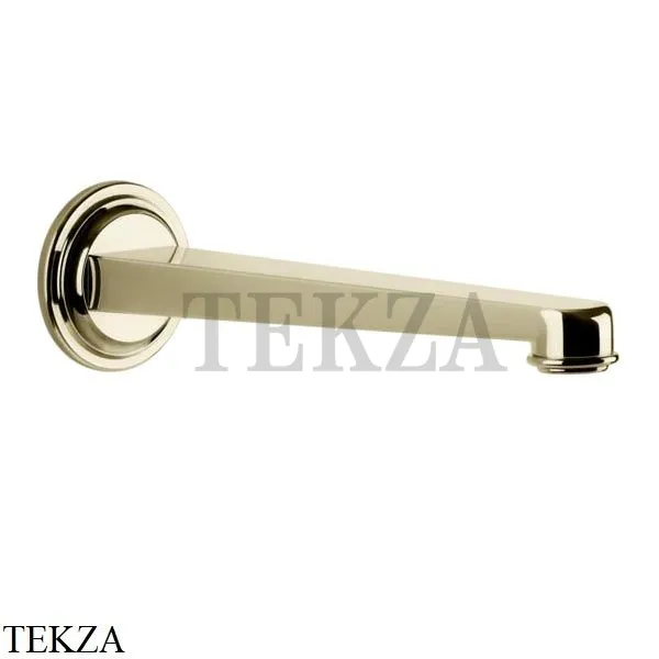 Gessi VENTI20 Излив настенный для раковины 21,5 см 65102-710, Brass PVD