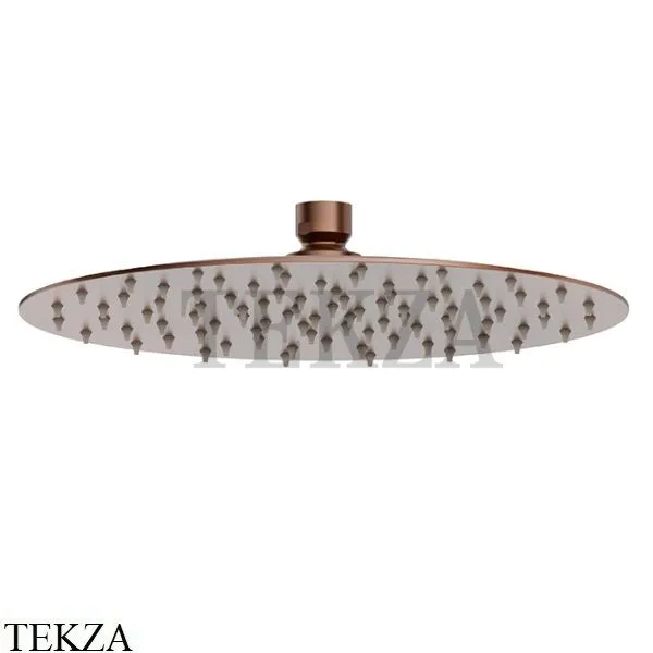 Newform Верхняя душевая лейка D250 сталь 29392X.59.067, PVD Brushed copper bronze