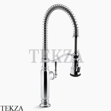 Kohler Tournant Смеситель для кухни полупрофессиональный K-77515-CP, хром глянец