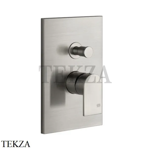 Gessi Emporio Via Manzoni Смеситель для душа с переключателем, внешняя часть 44634-149, Finox Brushed Nickel