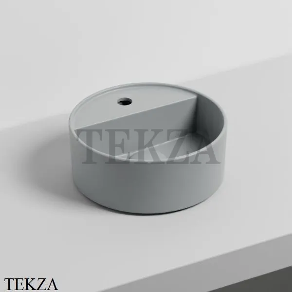 Cielo Theo Mini Round Раковина накладная с 1 отв. и без отв., без перелива LPLATFG BR, Brina