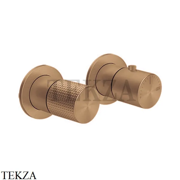 Gessi Habito CESELLO Термостат для душа на 1 поток, внешняя часть 70432-726, Warm Bronze Br