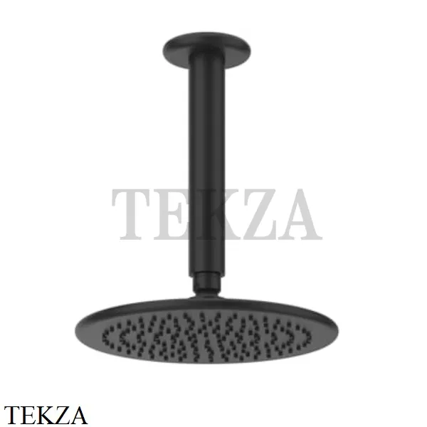 Gessi Goccia Верхний душ 21,6 с потолочным кронштейном 33762-299, черный матовый