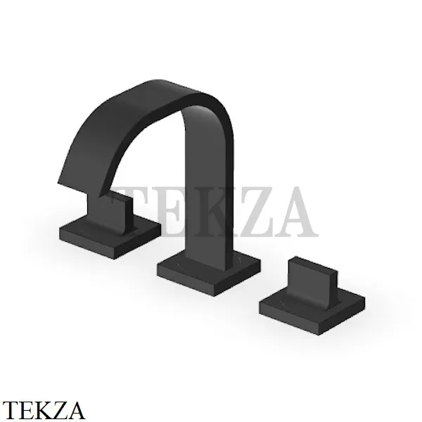 Zucchetti Aguablu Смеситель для биде с донным клапаном ZA5649.P81, brushed total black PVD