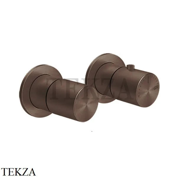 Gessi Habito UNITO Термостат для душа на 1 поток, внешняя часть 70032-845, Dark Bronze