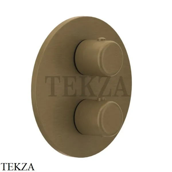 Gessi Goccia Термостат для душа на 2 выхода, внешняя часть 33844-713, Antique Brass