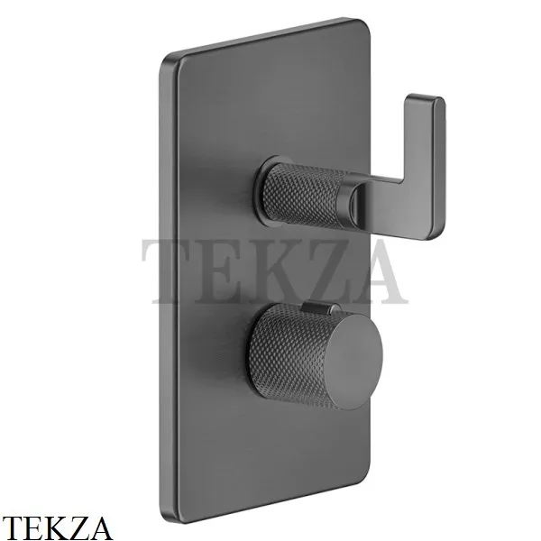 Gessi INCISO SHOWER Термостатический смеситель 1 поток, внешняя часть 58132-706, Black Metal