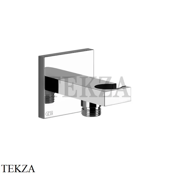 Gessi Rettangolo shower Вывод воды с держателем 20161-031, хром глянец
