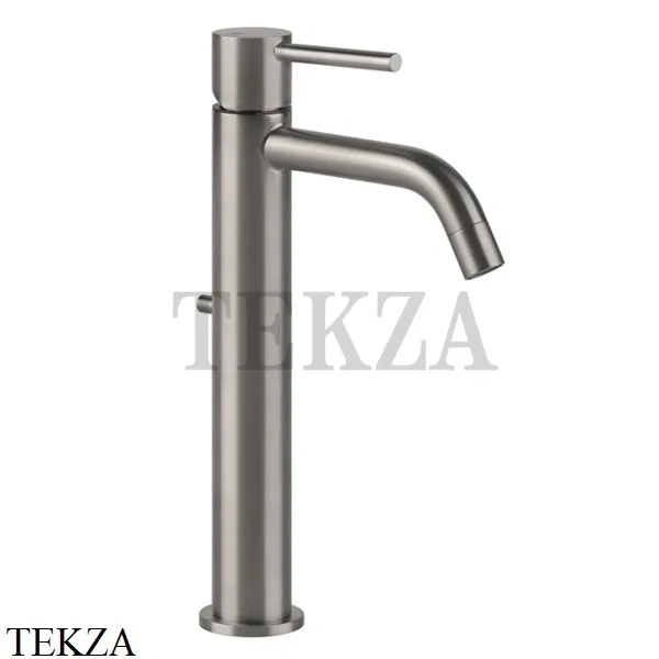 Gessi Emporio Via Tortona Смеситель для раковины высокий, с донным клапаном 18603-149, Finox Brushed Nickel