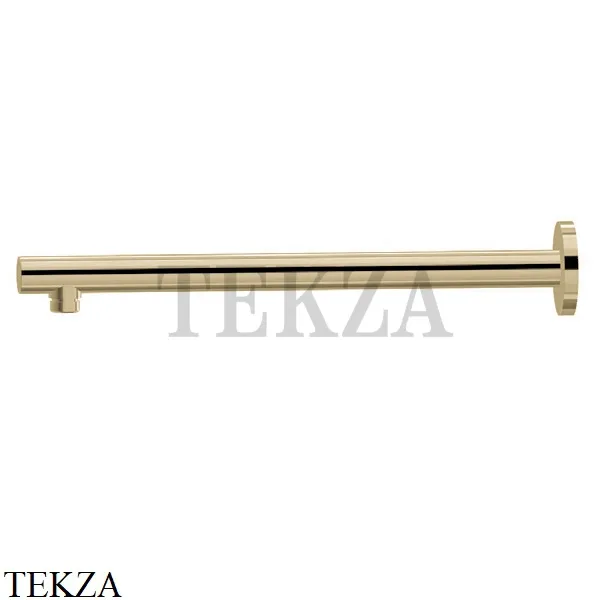 Newform Кронштейн для душа круглый настенный L=350 27670.59.098, PVD Brushed pale gold