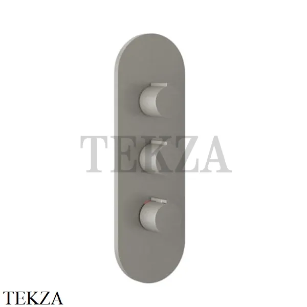 Gessi Ingranaggio-Anello Термостат для душа, 2 потока, внешняя часть 43064-147, Chrome Brushed