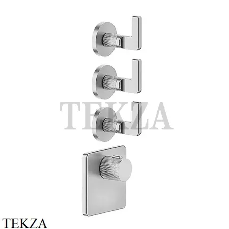 Gessi INCISO WELLNESS Термостат 3 выхода, внешняя часть 58216-031, хром глянец
