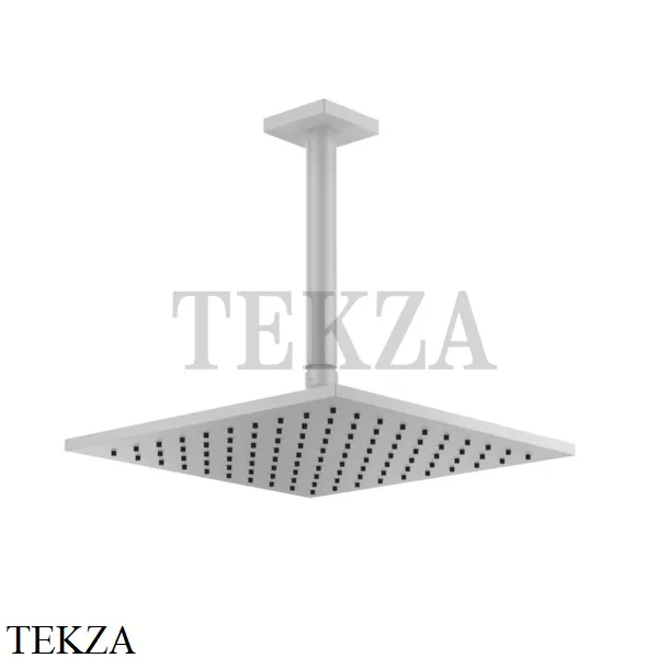 Gessi RILIEVO Потолочная душевая лейка с кронштейном под размер 59159-279, белый матовый