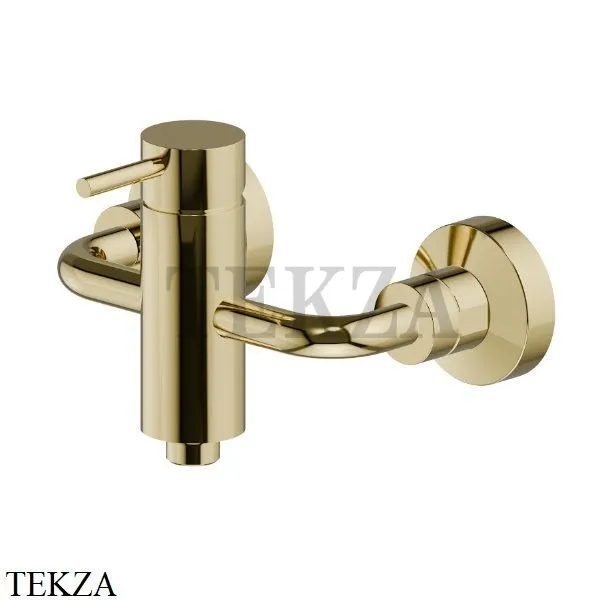 Newform XT Смеситель для душа настенный, без гарнитура 4255.61.020, PVD Glossy gold