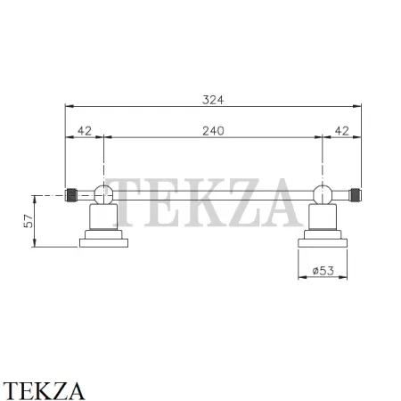Nicolazzi ARENA Держатель для полотенец 1483CR44, хром глянец