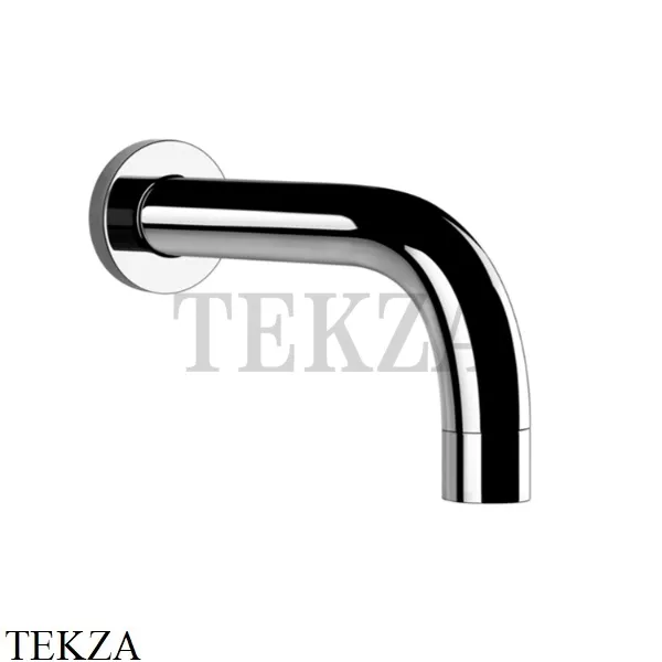Gessi Emporio Via Tortona Излив для ванны настенный короткий 16 см 38785-031, хром глянец