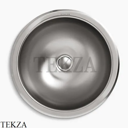Kohler Bolero Раковина встраиваемая снизу или сверху, без перелива K-2610-SU-NA, сталь глянец