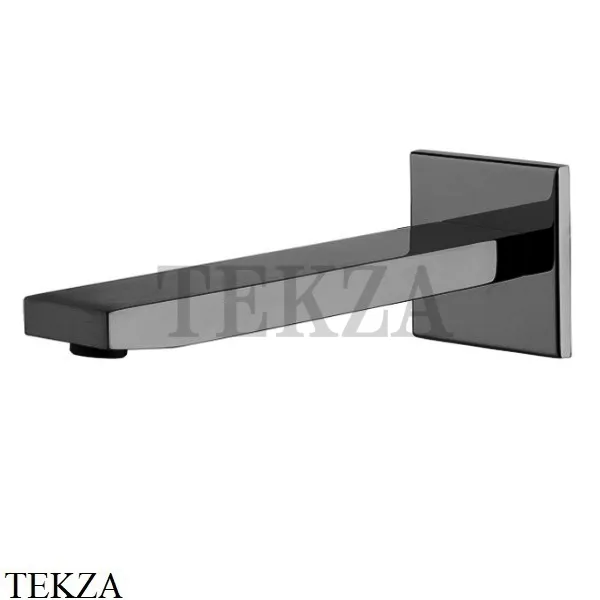FIMA Carlo Frattini FIT Излив для настенного монтажа, F2424CS, Brushed black chrome