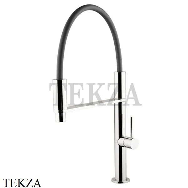 FIMA Carlo Frattini Смеситель для кухни с выдвижной лейкой Flexi F7047SN, Brushed nickel