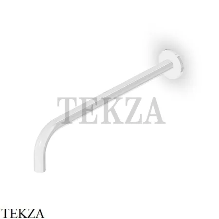 Zucchetti Кронштейн настенный 35 см для верхней лейки Z93027.W1, bianco opaco goffrato