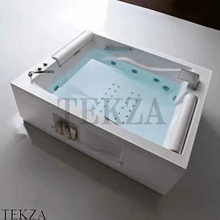 Gruppo Treesse BIS Акриловая ванна встраиваемая с рамой V5291, белый глянец