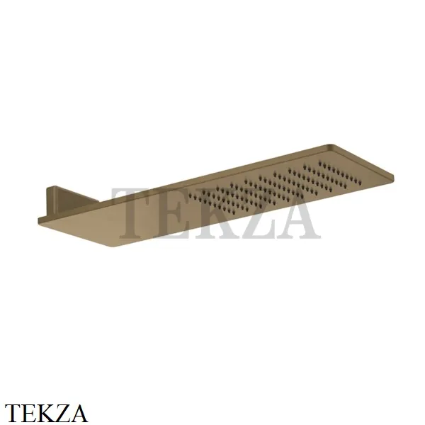Gessi Rettangolo shower Верхний душ настенного крепления 33095-713, Antique Brass