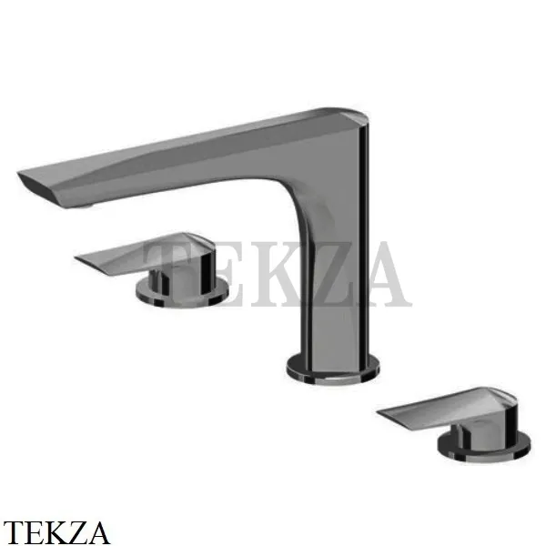 Newform Delta Zero Смеситель для раковины 3 отв., без гарнитура 72200.58.063, PVD Gun Metal