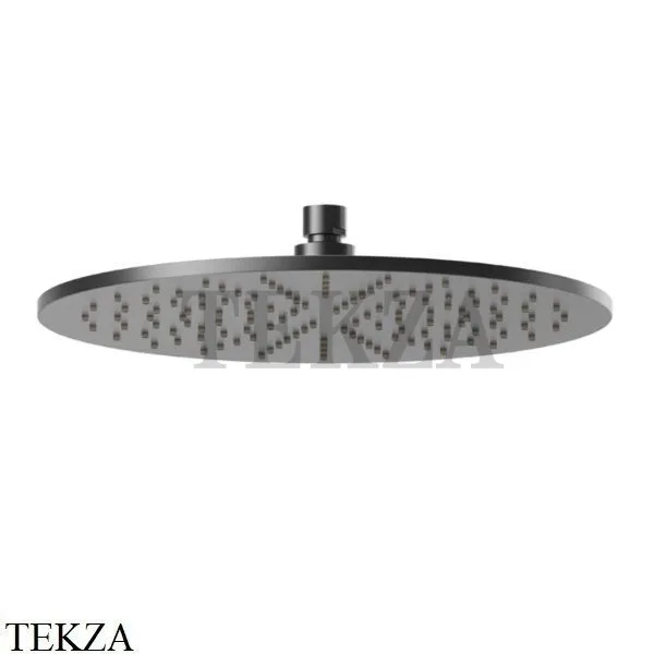 Newform Верхняя круглая лейка D300, без кронштейна 26534.59.064, PVD Brushed gun metal